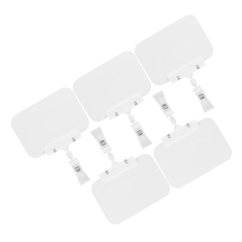 SEWACC 5 Stück Teiliges Wiederbeschreibbarer Kunststoff Preisschildhalter Drehbare Clips für Obst Gemüse Anzeige Praktisch Robust Vielseitig für Supermarkt und Einzelhandel SEWACC 5 Stück Teiliges Wiederbeschreibbarer Kunststoff Preisschildhalter Drehbare Clips für Obst Gemüse Anzeige Praktisch Robust Vielseitig für Supermarkt und Einzelhandel von SEWACC