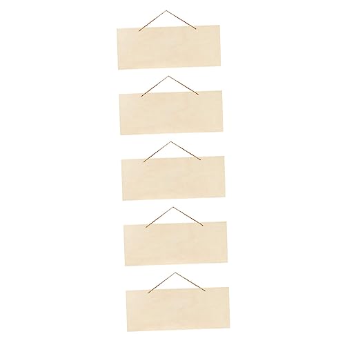 SEWACC 5 Stück Unfertige Hängende Holzschilder für DIY Bastelprojekte Robuste Blanko Holzplatten mit Juteseil für Kreative Dekoration und Persönliche Gestaltung Verschiedenen Szenen SEWACC 5 Stück Unfertige Hängende Holzschilder für DIY Bastelprojekte Robuste Blanko Holzplatten mit Juteseil für Kreative Dekoration und Persönliche Gestaltung Verschiedenen Szenen von SEWACC