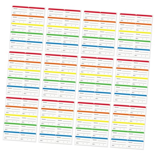 SEWACC 50 Blatt Abziehbare Gefrieretiketten für Lebensmittel Selbstklebende Etiketten für Konservengläser und Lebensmittelaufbewahrung für Küche und Organisation von SEWACC