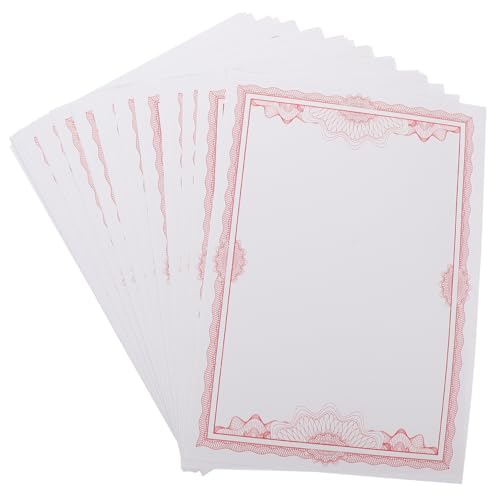 SEWACC 50 Blatt Bedruckbares Urkundenpapier Din Glänzend mit Edlem Rahmenmuster Geeignet für Zertifikate Diplome Auszeichnungen im Büro und Schule Geschenkpapier für SEWACC 50 Blatt Bedruckbares Urkundenpapier Din Glänzend mit Edlem Rahmenmuster Geeignet für Zertifikate Diplome Auszeichnungen im Büro und Schule Geschenkpapier für von SEWACC