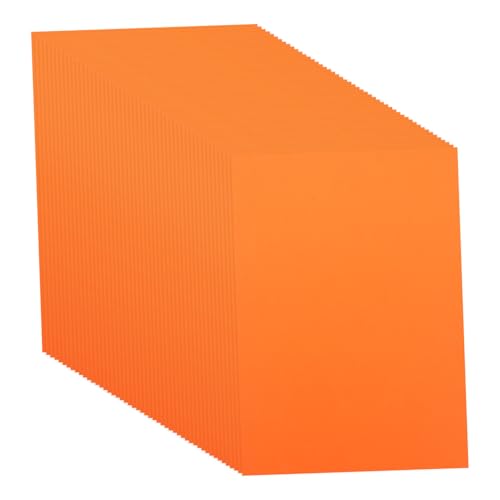 SEWACC 50 Blatt Farbiges Kartonpapier Orange DIY Bastelpapier für Kinderhandwerk Grußkarten und Malmaterial Vielseitig für Origami Partydeko und Schulbedarf SEWACC 50 Blatt Farbiges Kartonpapier Orange DIY Bastelpapier für Kinderhandwerk Grußkarten und Malmaterial Vielseitig für Origami Partydeko und Schulbedarf von SEWACC