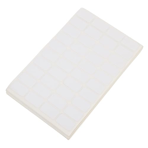 SEWACC 50 Blatt Selbstklebende Blanko Aufkleber Praktische Etiketten für Beschriftungen Notizen und Aufbewahrung Einfach zu Verwenden Haftet ohne Rückstände von SEWACC