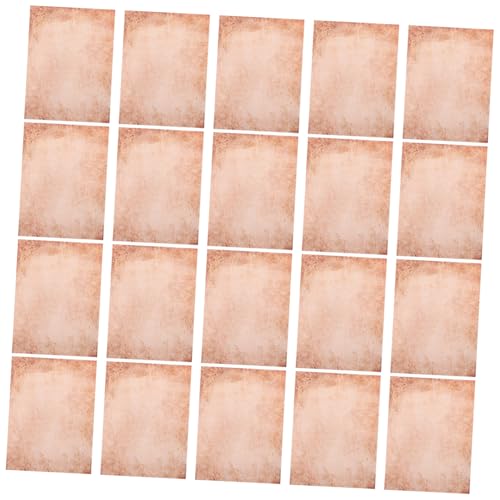 SEWACC 50 Blatt Vintage Briefpapier Scrapbook Pergamentpapier Retro Papier Briefpapier Vintage Lebenslaufpapier In von SEWACC