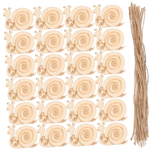 SEWACC 50 Sätze Schneckenförmige Blanko Holzscheiben Bemalen und Basteln Glatte Kanten DIY Holzstücke für Kreative Dekoration und Kinderhandwerk Inklusive Natur Hanfschnüre SEWACC 50 Sätze Schneckenförmige Blanko Holzscheiben Bemalen und Basteln Glatte Kanten DIY Holzstücke für Kreative Dekoration und Kinderhandwerk Inklusive Natur Hanfschnüre von SEWACC
