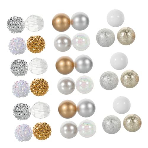 SEWACC 50 Stück Acrylperlen Basteln Langlebige DIY Schmuckperlen für Armbänder Halsketten und Handgefertigte Dekorationen für Kreative Bastelprojekte SEWACC 50 Stück Acrylperlen Basteln Langlebige DIY Schmuckperlen für Armbänder Halsketten und Handgefertigte Dekorationen für Kreative Bastelprojekte von SEWACC