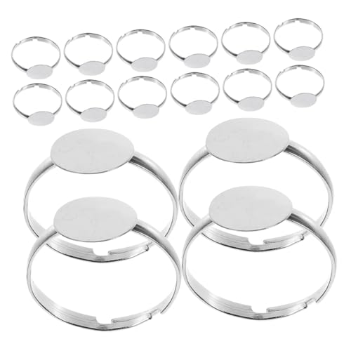 SEWACC 50 Stück Adjustable Ring Blanks Verstellbare Schmuckring Basis für Diy Projekte Bequem und Langlebig für Versprechensringe Einfache Anpassung für Finger SEWACC 50 Stück Adjustable Ring Blanks Verstellbare Schmuckring Basis für Diy Projekte Bequem und Langlebig für Versprechensringe Einfache Anpassung für Finger von SEWACC