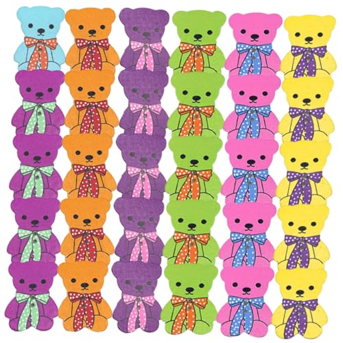 SEWACC 50 Stück Bunte Holzknöpfe mit Niedlichem Cartoon Bären Kleine DIY Knöpfe zum Annähen an Kleidung Strickjacken Mäntel Leichte und Robuste Holzknöpfe für Kreative Bastelarbeiten SEWACC 50 Stück Bunte Holzknöpfe mit Niedlichem Cartoon Bären Kleine DIY Knöpfe zum Annähen an Kleidung Strickjacken Mäntel Leichte und Robuste Holzknöpfe für Kreative Bastelarbeiten von SEWACC