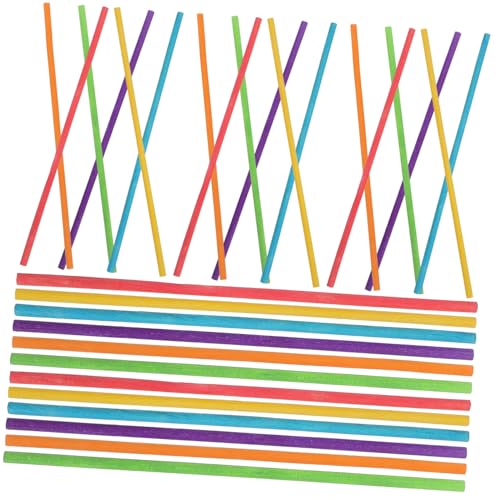 SEWACC 50 Stück Bunte Holzstäbchen für DIY Bastelmaterial Modellbau Skulpturen Malen Jungen Mädchen Kreative Handarbeit SEWACC 50 Stück Bunte Holzstäbchen für DIY Bastelmaterial Modellbau Skulpturen Malen Jungen Mädchen Kreative Handarbeit von SEWACC