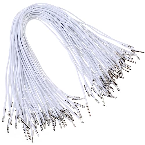 Elastische Widerhakenschnüre Zur Maskenherstellung 50 Stück Dehnbare Runde Schnüre Mit Glatten Metallwiderhaken Zum Basteln Und Buchbinden Elastische Widerhakenschnüre Zur Maskenherstellung 50 Stück Dehnbare Runde Schnüre Mit Glatten Metallwiderhaken Zum Basteln Und Buchbinden von SEWACC