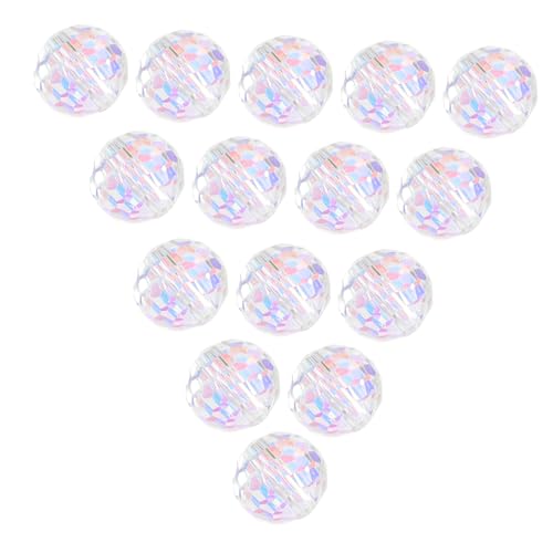 SEWACC 50 Stück Facettierte Beads für Diy Schmuckherstellung Bastelzubehör für Armbänder Ohrringe und Kreative Projekte von SEWACC