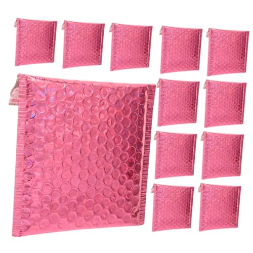 SEWACC 50 Stück Gepolsterte Versandtaschen Selbstklebend Stoßfest Bubble Mailer in Reißfest Schützende Verpackungsbeutel für Sichere Pakete und Versandzubehör von SEWACC