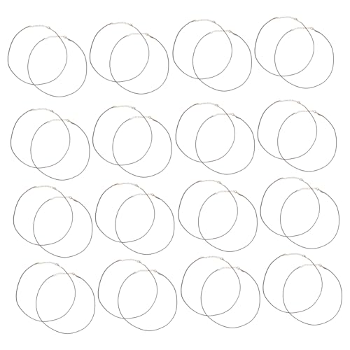SEWACC 50 Stück Halskettenseil, Gewachste Polyesterschnur, Schmuckschnur Für Und Armbänder, Verschlussdesign, Wachsseil Für DIY-schmuckherstellung Und Basteln von SEWACC