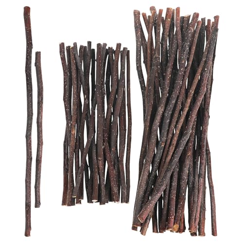 SEWACC 50 Stück Holzstäbe zum Basteln, Verschiedene Größen, Lange Holzstäbe zum Basteln für Diy-projekte, Heimdekorationen von SEWACC