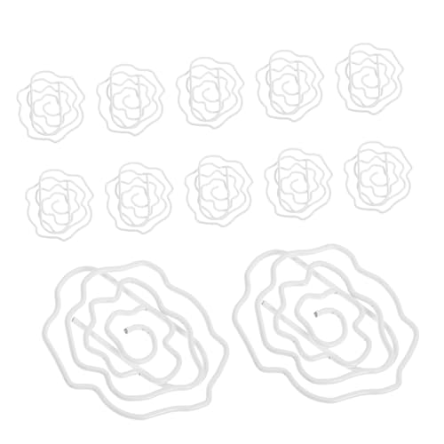 SEWACC 50 Stück Kreative Weiße Blumen Büroklammern Form Starker Halt für Dokumente Notizen Back to school Hochzeit Dekoration Süße Clips für Büro Schule Zuhause SEWACC 50 Stück Kreative Weiße Blumen Büroklammern Form Starker Halt für Dokumente Notizen Back to school Hochzeit Dekoration Süße Clips für Büro Schule Zuhause von SEWACC