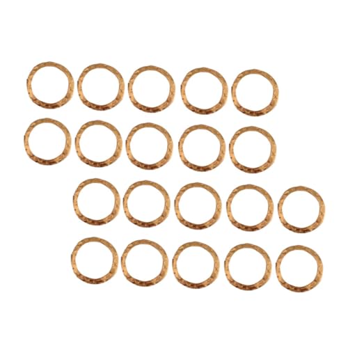 SEWACC 50 Stück Kupferringe Ohrring Anhänger Umweltfreundliches Messing Rund DIY Schmuckzubehör für Halsketten Armbänder Basteln und Schmuckherstellung SEWACC 50 Stück Kupferringe Ohrring Anhänger Umweltfreundliches Messing Rund DIY Schmuckzubehör für Halsketten Armbänder Basteln und Schmuckherstellung von SEWACC