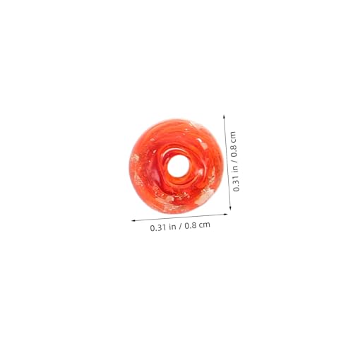 SEWACC 50 Stück Leuchtende Glasperlen Rund Lose Spacer Perlen mit Nachleuchteffekt für Schmuckherstellung Diy Armbänder Halsketten Bastelzubehör in Blau Schwarz Grün Rot Lila SEWACC 50 Stück Leuchtende Glasperlen Rund Lose Spacer Perlen mit Nachleuchteffekt für Schmuckherstellung Diy Armbänder Halsketten Bastelzubehör in Blau Schwarz Grün Rot Lila von SEWACC