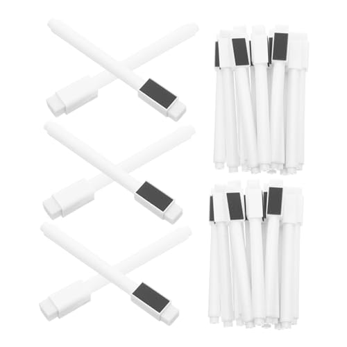 SEWACC 50 Stück Magnetische Whiteboard Marker mit Abnehmbarem Radierkappenspitze Trockene Löschstifte für Whiteboards Glas und Glatte Oberflächen für Büro Schule und Zuhause SEWACC 50 Stück Magnetische Whiteboard Marker mit Abnehmbarem Radierkappenspitze Trockene Löschstifte für Whiteboards Glas und Glatte Oberflächen für Büro Schule und Zuhause von SEWACC