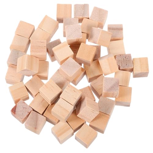 SEWACC 50 Stück Mini Holzblöcke Massivem Holz für DIY Projekte Unbemalt Quadratisch für Bastelarbeiten und Pädagogisches für Kleinkinder SEWACC 50 Stück Mini Holzblöcke Massivem Holz für DIY Projekte Unbemalt Quadratisch für Bastelarbeiten und Pädagogisches für Kleinkinder von SEWACC
