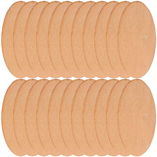 SEWACC 50-teiliges Set Ovale Holzchipscheiben Schlichte Unbehandelte Holzstücke Für Dekorationsprojekte SEWACC 50-teiliges Set Ovale Holzchipscheiben Schlichte Unbehandelte Holzstücke Für Dekorationsprojekte von SEWACC