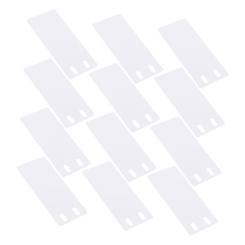 SEWACC 50 Stück PVC Kabelkennzeichnungsschilder Beschreibbar Kabelanhänger Blanko für Stromkabel Robuste Kabelmarkierer für Industrie und Telekommunikation SEWACC 50 Stück PVC Kabelkennzeichnungsschilder Beschreibbar Kabelanhänger Blanko für Stromkabel Robuste Kabelmarkierer für Industrie und Telekommunikation von SEWACC