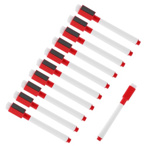 SEWACC 50 Stück Rote Whiteboard Marker mit Radierkappe für Lehrer und Schüler Leicht Abwischbare Stifte für Schule und Büro SEWACC 50 Stück Rote Whiteboard Marker mit Radierkappe für Lehrer und Schüler Leicht Abwischbare Stifte für Schule und Büro von SEWACC
