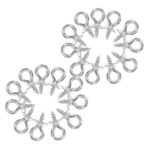 SEWACC 50 Stück Schaf Augenschrauben Schmuck Kleine Augenschrauben Schmuckschraube Augenstifte Ösen Schraube Für DIY Ornamente Haken Schraubaugen Kleine Ornament Ösenschrauben von SEWACC
