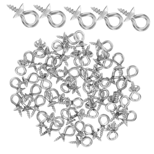 SEWACC 50 Stück Schafsportschrauben Ösen Schraube Winzige Augenschrauben Ösenhaken Schrauben Ringschraube Zur Herstellung Von Ohrringen Schraube Öse Stift Stift Silver Rostfreier Stahl SEWACC 50 Stück Schafsportschrauben Ösen Schraube Winzige Augenschrauben Ösenhaken Schrauben Ringschraube Zur Herstellung Von Ohrringen Schraube Öse Stift Stift Silver Rostfreier Stahl von SEWACC