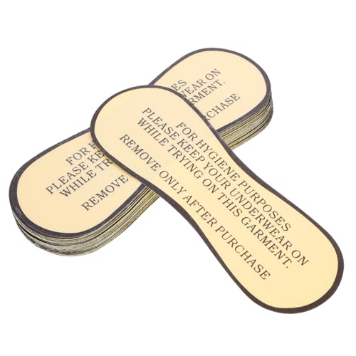 SEWACC 50 Stück Selbstklebende Schutzaufkleber für Damenbademode Selbstklebende Unterwäschelasche Schwarz 5 X 14 Cm Zum Schutz und Verstecken Privater Teile von SEWACC