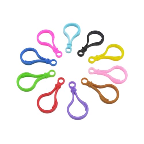 SEWACC 50 Stück Teiliges Acryl Schlüsselanhänger Candy Color mit Karabinern Vielseitige DIY Anhänger Clips für Rucksack Taschen Schlüsselbund Bunte Handwerkszubehör SEWACC 50 Stück Teiliges Acryl Schlüsselanhänger Candy Color mit Karabinern Vielseitige DIY Anhänger Clips für Rucksack Taschen Schlüsselbund Bunte Handwerkszubehör von SEWACC