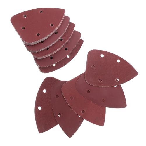 SEWACC 50 Stück Teiliges Dreieck-schleifpapier mit Löchern Körnungen bis Klett-schleifblätter für Maus-schleifer Vielseitig Einsetzbar für Holz und Feinschliff Langlebig und Kompatibel SEWACC 50 Stück Teiliges Dreieck-schleifpapier mit Löchern Körnungen bis Klett-schleifblätter für Maus-schleifer Vielseitig Einsetzbar für Holz und Feinschliff Langlebig und Kompatibel von SEWACC