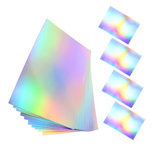 SEWACC 50 Stück Teiliges Holografisches Faltpapier Glänzendes Bastelpapier für DIY Schneiden Scrapbooking Langlebiges Kartonmaterial für Bastelprojekte SEWACC 50 Stück Teiliges Holografisches Faltpapier Glänzendes Bastelpapier für DIY Schneiden Scrapbooking Langlebiges Kartonmaterial für Bastelprojekte von SEWACC