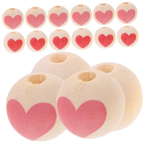 SEWACC 50 Stück Teiliges Holzperlen Herzform DIY Bastelperlen für Schmuckherstellung Valentinstag Farbmix Rot Rosa Zubehör für Halsketten Armbänder Schlüsselanhänger SEWACC 50 Stück Teiliges Holzperlen Herzform DIY Bastelperlen für Schmuckherstellung Valentinstag Farbmix Rot Rosa Zubehör für Halsketten Armbänder Schlüsselanhänger von SEWACC