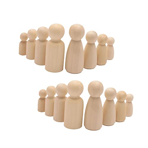 SEWACC 50 Stück Teiliges Kleine Unbemalte Holzpuppen in Kunststoffbox DIY bastelset für Glatt Geschliffene Holzfiguren zum Bemalen Originelles Puppenspielzeug für Jungen und Mädchen zur SEWACC 50 Stück Teiliges Kleine Unbemalte Holzpuppen in Kunststoffbox DIY bastelset für Glatt Geschliffene Holzfiguren zum Bemalen Originelles Puppenspielzeug für Jungen und Mädchen zur von SEWACC