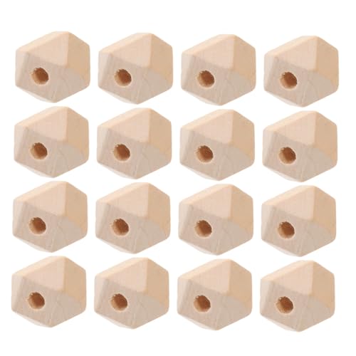 SEWACC 50 Stück Teiliges Natürliche Holzperlen Achteckige Geometrische Spacer-perlen aus Robustem Naturholz für DIY Schmuckherstellung und Bastelprojekte mit Rustikalem Charme von SEWACC