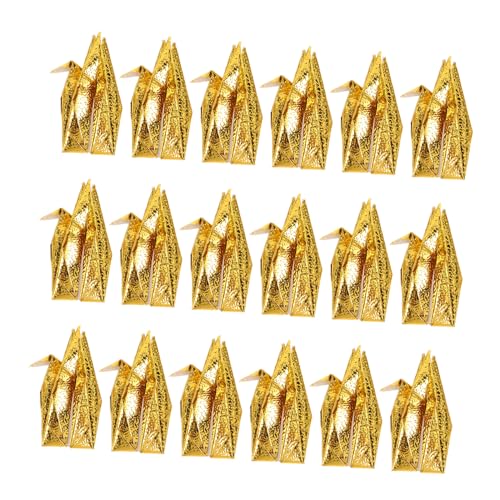 SEWACC 50 Stück Teiliges Origami Perlmuttfarbenem Papier Handgefaltete Gold Mobile Kreative Diy Wanddekoration für Hochzeiten Partys Wohnzimmer und Büros von SEWACC