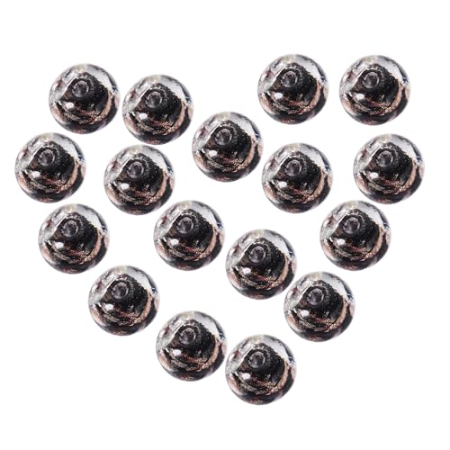 SEWACC 50 Stück Teiliges Schwarze Glasperlen Auffädeln Langlebig und Glatt für DIY Schmuckherstellung Wie Armbänder und Halsketten Perfektes für Bastelfreunde SEWACC 50 Stück Teiliges Schwarze Glasperlen Auffädeln Langlebig und Glatt für DIY Schmuckherstellung Wie Armbänder und Halsketten Perfektes für Bastelfreunde von SEWACC