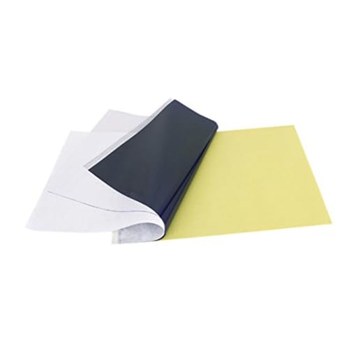 SEWACC 50 Stück Transferpapier Thermotransferpapier für Anfänger und Künstler Spezielles Schutzbeschichtetes Stencilpapier Kompatibel mit Thermokopiermaschinen Weißes Unterblatt für SEWACC 50 Stück Transferpapier Thermotransferpapier für Anfänger und Künstler Spezielles Schutzbeschichtetes Stencilpapier Kompatibel mit Thermokopiermaschinen Weißes Unterblatt für von SEWACC