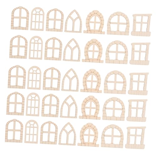 SEWACC 50 Stück Unfertige Feentüren für Diy Garten Dekoration Puppenhaus Zubehör und Bastelprojekte für Kreative Gestaltung SEWACC 50 Stück Unfertige Feentüren für Diy Garten Dekoration Puppenhaus Zubehör und Bastelprojekte für Kreative Gestaltung von SEWACC