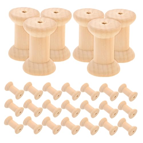 SEWACC 50 Stück Unfertige Spulen für Diy Projekte Geeignet für Stickgarn Drahtweben und Kreative Bastelarbeiten von SEWACC