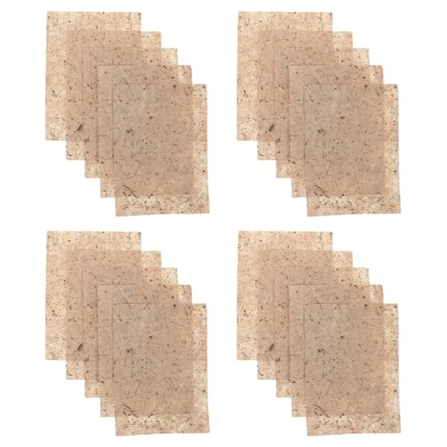 SEWACC 50 Stück Vintage Chinese Writing Paper Roll für Kunsthandwerk Geeignet für Anfänger und Studenten für Kalligraphie und Malerei Cremefarben von SEWACC