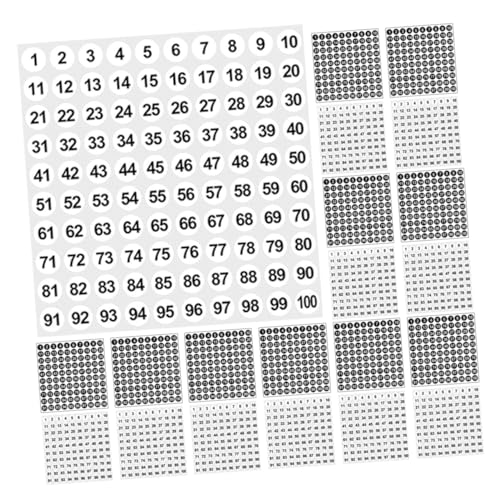 SEWACC 5000 Stück Runde Wasserdichte Etiketten für Büro Schule Klassenzimmer und Inventarorganisation SEWACC 5000 Stück Runde Wasserdichte Etiketten für Büro Schule Klassenzimmer und Inventarorganisation von SEWACC