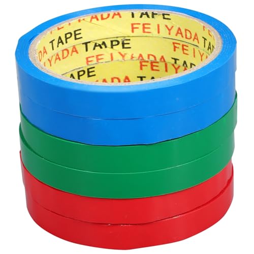 SEWACC 6 Rollen Klebeband Versiegelungsmaschine Blaues Klebeband Behälterbänder Gefrierschrankhalter Konditionierungspaket Versiegelungsband Chips Gaffer Camo Kontinuierliche SEWACC 6 Rollen Klebeband Versiegelungsmaschine Blaues Klebeband Behälterbänder Gefrierschrankhalter Konditionierungspaket Versiegelungsband Chips Gaffer Camo Kontinuierliche von SEWACC