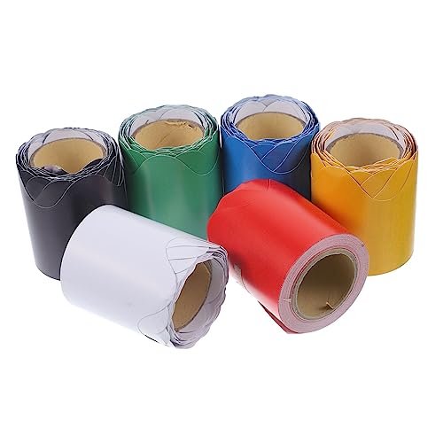 SEWACC 6 Rollen dekoratives Randpapier Vinyl Pinnwand-Grenzen bunt Klassenzimmer Schule dekoration Bulletin-Umrandung dekorative Randverzierungen dekoratives Grenzpapier Papierstau SEWACC 6 Rollen dekoratives Randpapier Vinyl Pinnwand-Grenzen bunt Klassenzimmer Schule dekoration Bulletin-Umrandung dekorative Randverzierungen dekoratives Grenzpapier Papierstau von SEWACC