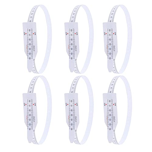 SEWACC 6 Stück 56 Cm Kopfumfang-Messband Kunststoff-Körpermaßband Zur Umfangsmessung SEWACC 6 Stück 56 Cm Kopfumfang-Messband Kunststoff-Körpermaßband Zur Umfangsmessung von SEWACC