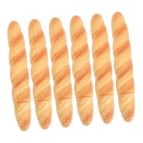 SEWACC 6 Stück Brot Kugelschreiber Kreative Food-shaped Schreibstifte für Schule Büro Erwachsene Glattes Schreiben Lustige Novelty Stationery Geschenkideen von SEWACC