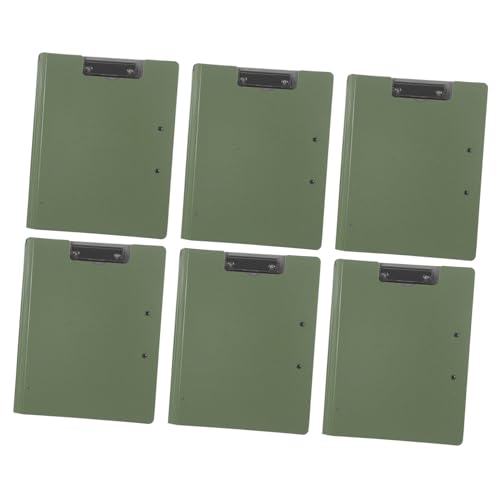 SEWACC 6 Stück Doppelklammer Clipboard Ordner Multifunktionales Schreibbrett und Dokumentenhalter Beidseitig Horizontal und Vertikal Nutzbar Teiliges in Militärgrün für Büro Schule und SEWACC 6 Stück Doppelklammer Clipboard Ordner Multifunktionales Schreibbrett und Dokumentenhalter Beidseitig Horizontal und Vertikal Nutzbar Teiliges in Militärgrün für Büro Schule und von SEWACC
