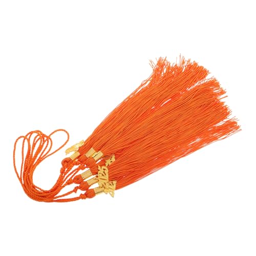 SEWACC 6 Stück Graduation Quasten für Abschlussmützen Charm Anhänger für Zeremonien und Schulfeiern Strapazierfähiges Zubehör Orange SEWACC 6 Stück Graduation Quasten für Abschlussmützen Charm Anhänger für Zeremonien und Schulfeiern Strapazierfähiges Zubehör Orange von SEWACC