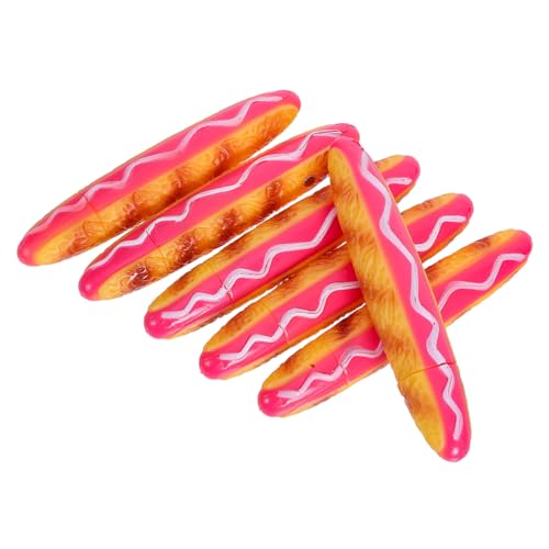 SEWACC 6 Stück Hot Dog Kugelschreiber für Schule Realistische Lustige Schreibstifte in Lebensmittel-optik Kreative Stabile Schreibwaren für Schüler Party und Büro Originelle Geschenkidee SEWACC 6 Stück Hot Dog Kugelschreiber für Schule Realistische Lustige Schreibstifte in Lebensmittel-optik Kreative Stabile Schreibwaren für Schüler Party und Büro Originelle Geschenkidee von SEWACC