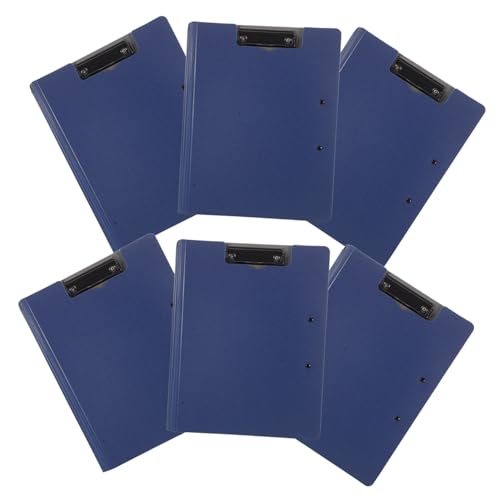 SEWACC 6 Stück Klemmbrett Ordner mit Doppelclips Teiliges Beidseitig Nutzbar für und Hochformat Leichtes Faltbares Schreibbrett für Büro Lehrer und Mobile Arbeit SEWACC 6 Stück Klemmbrett Ordner mit Doppelclips Teiliges Beidseitig Nutzbar für und Hochformat Leichtes Faltbares Schreibbrett für Büro Lehrer und Mobile Arbeit von SEWACC