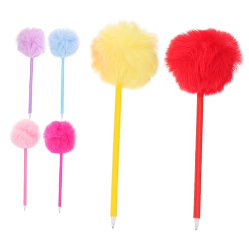SEWACC 6 Stück Kreativer Plüschstift Lustige Stifte Für Mädchen Bunter Pom Pom Stift Neuartiger Schreibwarenstift Bunter Kugelschreiber Büro Schreibwaren Kinderstifte Für Mädchen SEWACC 6 Stück Kreativer Plüschstift Lustige Stifte Für Mädchen Bunter Pom Pom Stift Neuartiger Schreibwarenstift Bunter Kugelschreiber Büro Schreibwaren Kinderstifte Für Mädchen von SEWACC